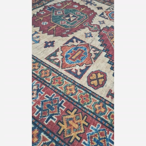 فرشینه | فرش چاپی برند حسن نیا هازان ترک طرح سنتی لاکی 150 در 225 کد O110 (پس کرایه) فرشینه | فرش چاپی برند حسن نیا هازان ترک طرح سنتی لاکی 150 در 225 کد O110 (پس کرایه) - Image 5