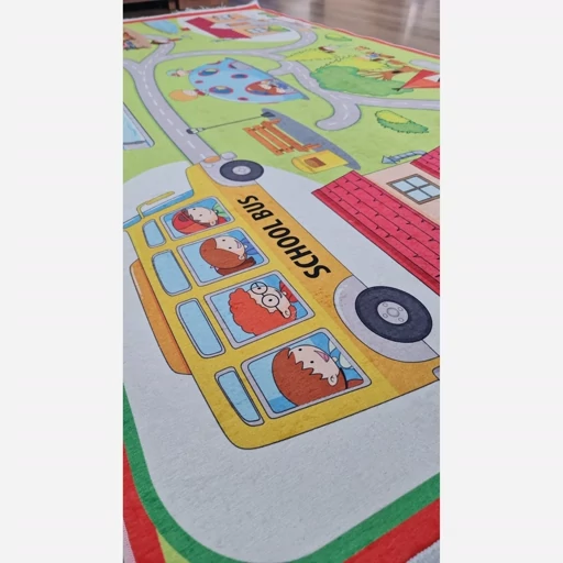 فرشینه | فرش چاپی برند حسن نیا مخمل کودک طرح آموزشی 150 در 225 کد C204 (پس کرایه) فرشینه | فرش چاپی برند حسن نیا مخمل کودک طرح آموزشی 150 در 225 کد C204 (پس کرایه) - Image 9