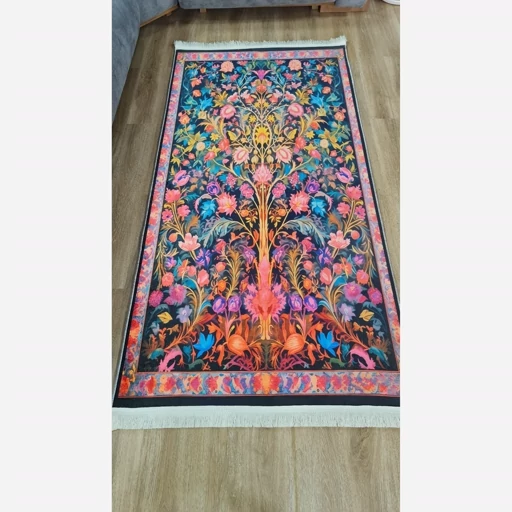 فرشینه | فرش چاپی برند حسن نیا چاپی هازان ترک طرح درخت کد A039 (پس کرایه) فرشینه | فرش چاپی برند حسن نیا چاپی هازان ترک طرح درخت کد A039 (پس کرایه) - Image 4