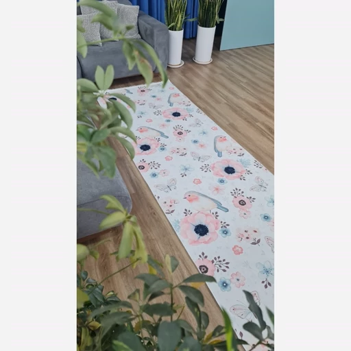فرشینه | فرش چاپی برند حسن نیا چاپی هازان ترک طرح گل و کبوتر کد C175 (پس کرایه) فرشینه | فرش چاپی برند حسن نیا چاپی هازان ترک طرح گل و کبوتر کد C175 (پس کرایه) - Image 9