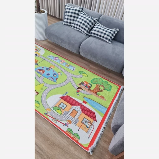 فرشینه | فرش چاپی برند حسن نیا مخمل کودک طرح آموزشی 150 در 225 کد C204 (پس کرایه) فرشینه | فرش چاپی برند حسن نیا مخمل کودک طرح آموزشی 150 در 225 کد C204 (پس کرایه) - Image 3