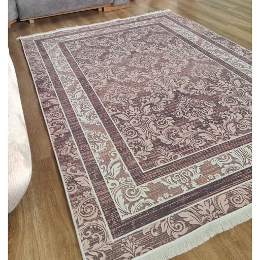 فرشینه | فرش چاپی برند حسن نیا چاپی مخمل طرح مدرن نسکافه ایh460 (پس کرایه) فرشینه | فرش چاپی برند حسن نیا چاپی مخمل طرح مدرن نسکافه ایh460 (پس کرایه) - Image 7