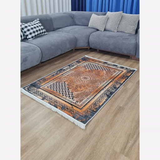 فرشینه | فرش چاپی برند حسن نیا هازان ترک طرح فانتزی کد h482 (پس کرایه) فرشینه | فرش چاپی برند حسن نیا هازان ترک طرح فانتزی کد h482 (پس کرایه) - Image 7