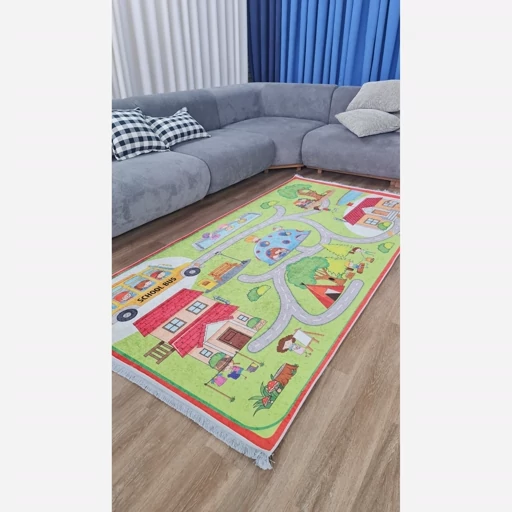 فرشینه | فرش چاپی برند حسن نیا مخمل کودک طرح آموزشی 150 در 225 کد C204 (پس کرایه) فرشینه | فرش چاپی برند حسن نیا مخمل کودک طرح آموزشی 150 در 225 کد C204 (پس کرایه) - Image 6