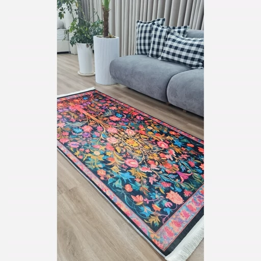 فرشینه | فرش چاپی برند حسن نیا چاپی هازان ترک طرح درخت کد A039 (پس کرایه) فرشینه | فرش چاپی برند حسن نیا چاپی هازان ترک طرح درخت کد A039 (پس کرایه) - Image 3