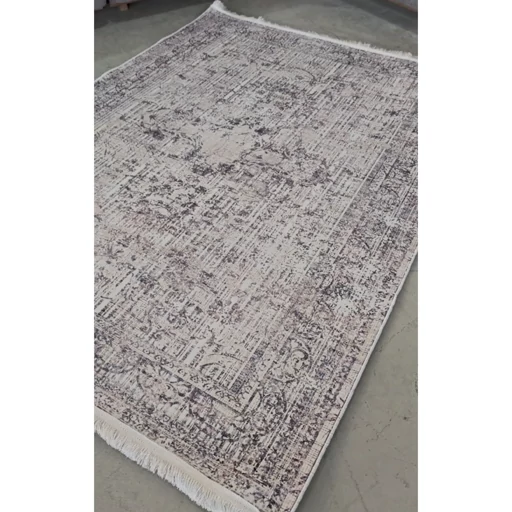 فرشینه | فرش چاپی برند حسن نیا هازان ترک وینتیج طوسی کد M229 (پس کرایه) فرشینه | فرش چاپی برند حسن نیا هازان ترک وینتیج طوسی کد M229 (پس کرایه) - Image 3
