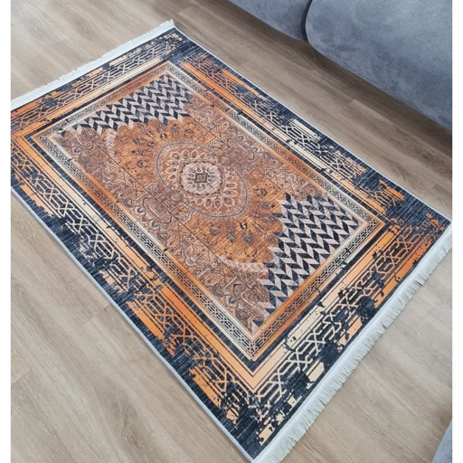 فرشینه | فرش چاپی برند حسن نیا هازان ترک طرح فانتزی کد h482 (پس کرایه) فرشینه | فرش چاپی برند حسن نیا هازان ترک طرح فانتزی کد h482 (پس کرایه) - Image 3