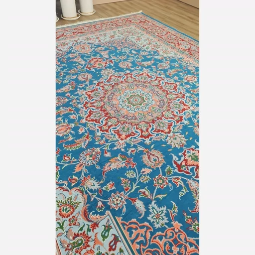 فرشینه | فرش چاپی برند حسن نیا چاپی مخمل طرح ابریشمی (پس کرایه) فرشینه | فرش چاپی برند حسن نیا چاپی مخمل طرح ابریشمی (پس کرایه) - Image 12