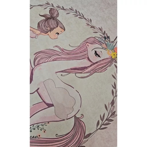 فرشینه | فرش چاپی برند حسن نیا کودک دخترانه طرح اسب تک شاخ زمینه صورتی کد C165 (پس کرایه) فرشینه | فرش چاپی برند حسن نیا کودک دخترانه طرح اسب تک شاخ زمینه صورتی کد C165 (پس کرایه) - Image 4