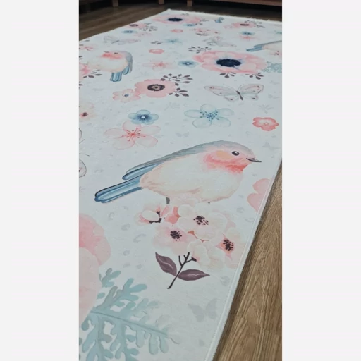 فرشینه | فرش چاپی برند حسن نیا چاپی هازان ترک طرح گل و کبوتر کد C175 (پس کرایه) فرشینه | فرش چاپی برند حسن نیا چاپی هازان ترک طرح گل و کبوتر کد C175 (پس کرایه) - Image 6
