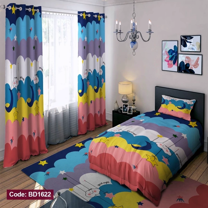 ست کامل ژورنالی رو تختی چاپی دخترانه رنگی کد bd1622 (پس کرایه) ست کامل ژورنالی رو تختی چاپی دخترانه رنگی کد bd1622 (پس کرایه)