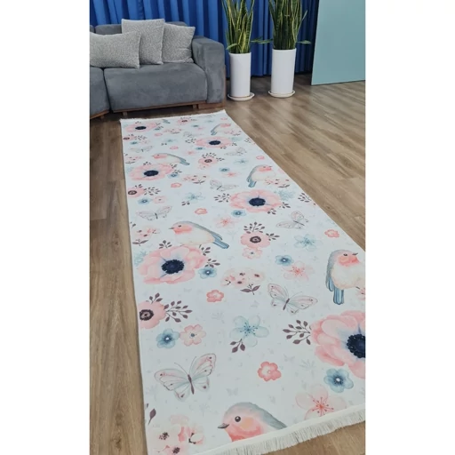 فرشینه | فرش چاپی برند حسن نیا چاپی هازان ترک طرح گل و کبوتر کد C175 (پس کرایه) فرشینه | فرش چاپی برند حسن نیا چاپی هازان ترک طرح گل و کبوتر کد C175 (پس کرایه) - Image 5