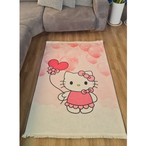 فرشینه حسن نیا چاپی کودک دخترانه kitty صورتی طرح گربه کیتی کد C169 (پس کرایه) فرشینه حسن نیا چاپی کودک دخترانه kitty صورتی طرح گربه کیتی کد C169 (پس کرایه) - Image 4