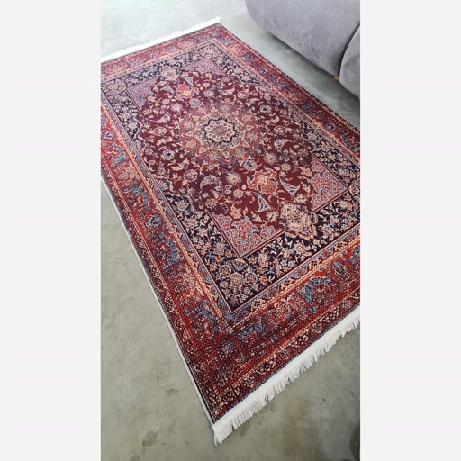 فرشینه | فرش چاپی برند حسن نیا هازان ترک طرح سنتی لاکی A157 (پس کرایه) فرشینه | فرش چاپی برند حسن نیا هازان ترک طرح سنتی لاکی A157 (پس کرایه) - Image 3