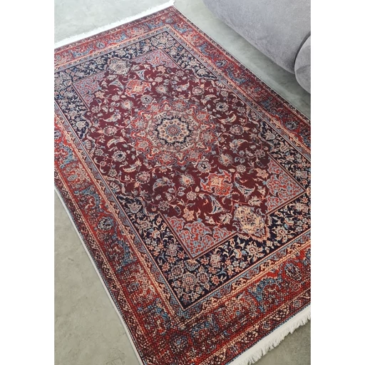 فرشینه | فرش چاپی برند حسن نیا هازان ترک طرح سنتی لاکی A157 (پس کرایه) فرشینه | فرش چاپی برند حسن نیا هازان ترک طرح سنتی لاکی A157 (پس کرایه)