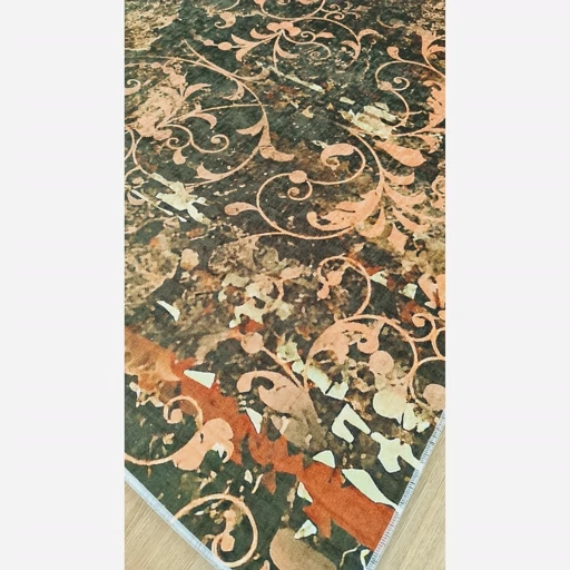 فرشینه | فرش چاپی برند حسن نیا چاپی مخمل مدرن افشان وینتیج (پس کرایه) فرشینه | فرش چاپی برند حسن نیا چاپی مخمل مدرن افشان وینتیج (پس کرایه) - Image 10