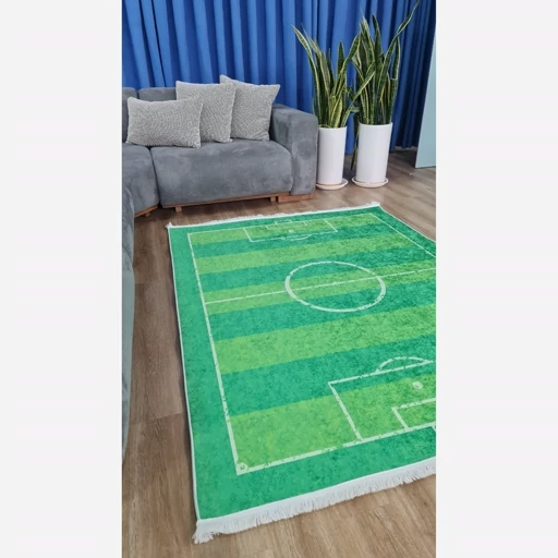فرشینه | فرش چاپی برند حسن نیا چاپی کودک طرح زمین چمن فوتبال C154 (پس کرایه) فرشینه | فرش چاپی برند حسن نیا چاپی کودک طرح زمین چمن فوتبال C154 (پس کرایه) - Image 3