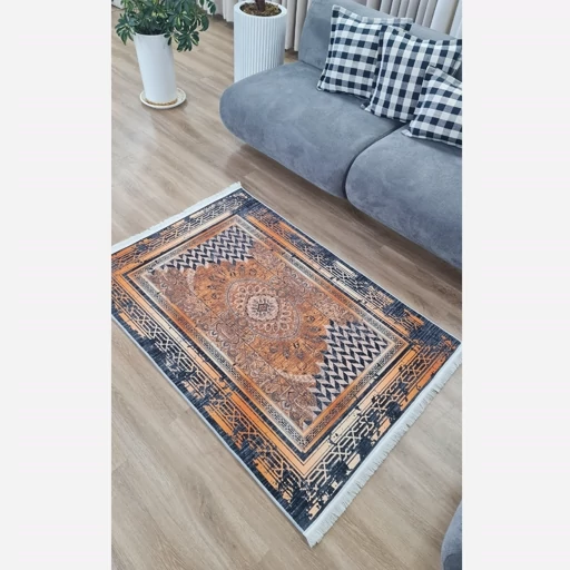 فرشینه | فرش چاپی برند حسن نیا هازان ترک طرح فانتزی کد h482 (پس کرایه) فرشینه | فرش چاپی برند حسن نیا هازان ترک طرح فانتزی کد h482 (پس کرایه) - Image 12
