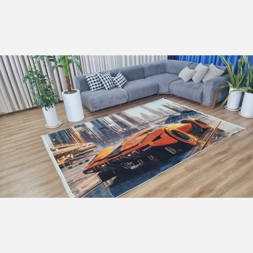 فرشینه | فرش چاپی برند حسن نیا مخمل اسپورت طرح ماشین کد G101 (پس کرایه) فرشینه | فرش چاپی برند حسن نیا مخمل اسپورت طرح ماشین کد G101 (پس کرایه) - Image 5