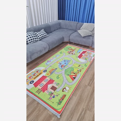 فرشینه | فرش چاپی برند حسن نیا مخمل کودک طرح آموزشی 150 در 225 کد C204 (پس کرایه) فرشینه | فرش چاپی برند حسن نیا مخمل کودک طرح آموزشی 150 در 225 کد C204 (پس کرایه) - Image 7