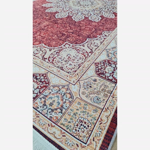 فرشینه | فرش چاپی برند حسن نیا چاپی هازان ترک طرح سنتی A174 (پس کرایه) فرشینه | فرش چاپی برند حسن نیا چاپی هازان ترک طرح سنتی A174 (پس کرایه) - Image 8