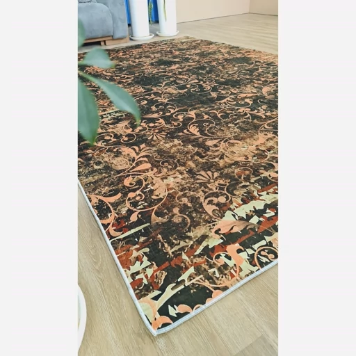 فرشینه | فرش چاپی برند حسن نیا چاپی مخمل مدرن افشان وینتیج (پس کرایه) فرشینه | فرش چاپی برند حسن نیا چاپی مخمل مدرن افشان وینتیج (پس کرایه) - Image 3