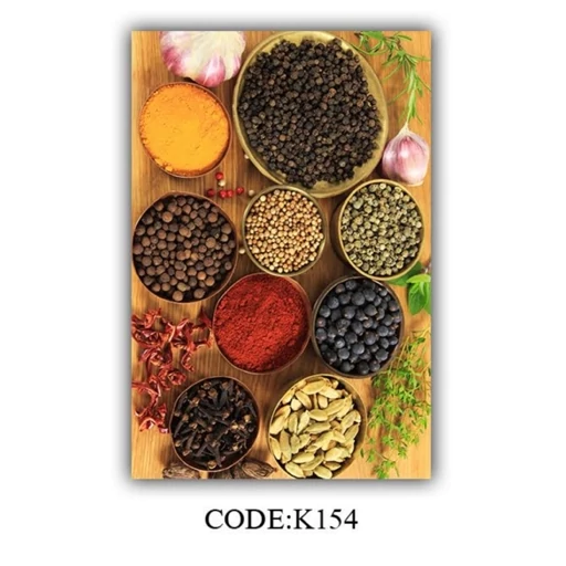 فرشینه | فرش چاپی برند حسن نیا آشپزخانه طرح حبوبات مخمل هازان ترک کد K154 (پس کرایه) فرشینه | فرش چاپی برند حسن نیا آشپزخانه طرح حبوبات مخمل هازان ترک کد K154 (پس کرایه) - Image 2