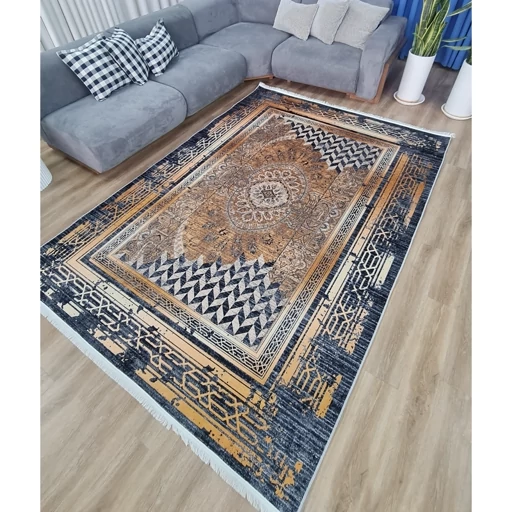 فرشینه | فرش چاپی برند حسن نیا هازان ترک طرح فانتزی کد h482 (پس کرایه) فرشینه | فرش چاپی برند حسن نیا هازان ترک طرح فانتزی کد h482 (پس کرایه)