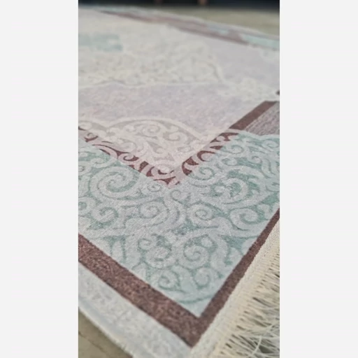 فرشینه | فرش چاپی برند حسن نیا هازان ترک با زیره ضد سُر 150 در 225 کدM277 (پس کرایه) فرشینه | فرش چاپی برند حسن نیا هازان ترک با زیره ضد سُر 150 در 225 کدM277 (پس کرایه) - Image 6