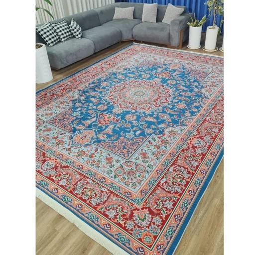 فرشینه | فرش چاپی برند حسن نیا چاپی مخمل طرح ابریشمی (پس کرایه) فرشینه | فرش چاپی برند حسن نیا چاپی مخمل طرح ابریشمی (پس کرایه)