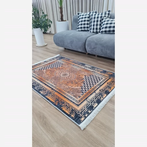 فرشینه | فرش چاپی برند حسن نیا هازان ترک طرح فانتزی کد h482 (پس کرایه) فرشینه | فرش چاپی برند حسن نیا هازان ترک طرح فانتزی کد h482 (پس کرایه) - Image 6