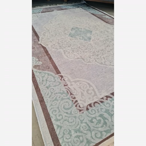 فرشینه | فرش چاپی برند حسن نیا هازان ترک با زیره ضد سُر 150 در 225 کدM277 (پس کرایه) فرشینه | فرش چاپی برند حسن نیا هازان ترک با زیره ضد سُر 150 در 225 کدM277 (پس کرایه) - Image 5
