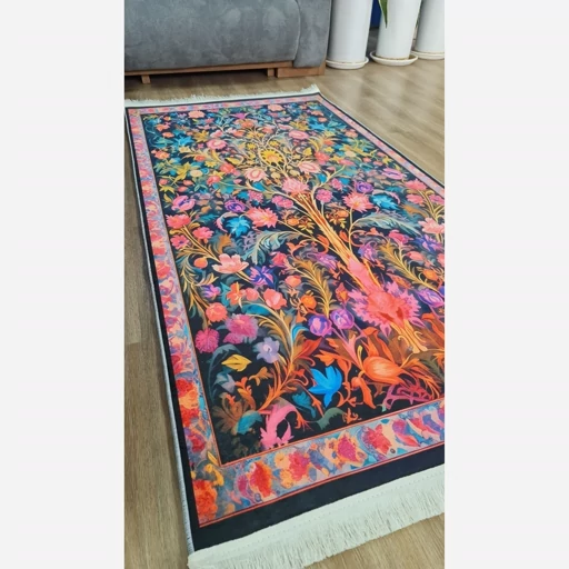 فرشینه | فرش چاپی برند حسن نیا چاپی هازان ترک طرح درخت کد A039 (پس کرایه) فرشینه | فرش چاپی برند حسن نیا چاپی هازان ترک طرح درخت کد A039 (پس کرایه) - Image 7