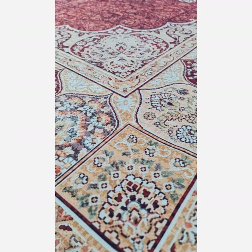 فرشینه | فرش چاپی برند حسن نیا چاپی هازان ترک طرح سنتی A174 (پس کرایه) فرشینه | فرش چاپی برند حسن نیا چاپی هازان ترک طرح سنتی A174 (پس کرایه) - Image 9