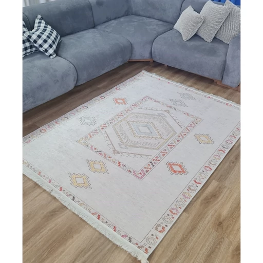 فرشینه | فرش چاپی برند حسن نیا چاپی هازان ترک طرح سنتی کد M126 (پس کرایه) فرشینه | فرش چاپی برند حسن نیا چاپی هازان ترک طرح سنتی کد M126 (پس کرایه) - Image 8