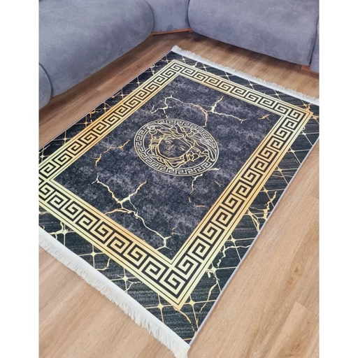 فرشینه | فرش چاپی برند حسن نیا مدرن هازان ترک طرح ورساچه h481 (پس کرایه) فرشینه | فرش چاپی برند حسن نیا مدرن هازان ترک طرح ورساچه h481 (پس کرایه)