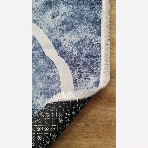 فرشینه | فرش چاپی برند حسن نیا چاپی هازان ترک سرمه ای h265 (پس کرایه) فرشینه | فرش چاپی برند حسن نیا چاپی هازان ترک سرمه ای h265 (پس کرایه) - Image 5