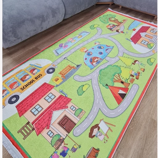 فرشینه | فرش چاپی برند حسن نیا مخمل کودک طرح آموزشی 150 در 225 کد C204 (پس کرایه) فرشینه | فرش چاپی برند حسن نیا مخمل کودک طرح آموزشی 150 در 225 کد C204 (پس کرایه) - Image 2