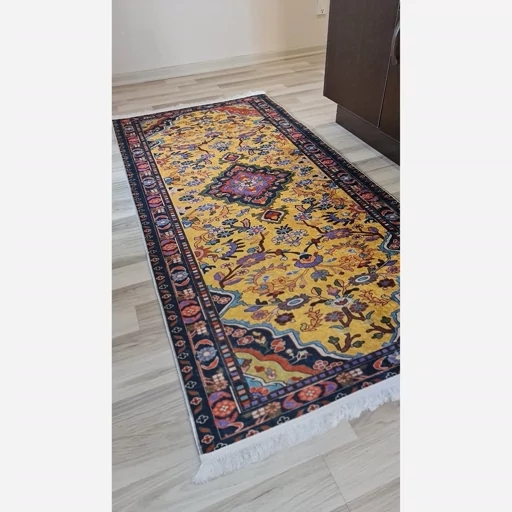 فرشینه | فرش چاپی برند حسن نیا کناره مخمل هازان تُرک ضد سُر R101 (پس کرایه) فرشینه | فرش چاپی برند حسن نیا کناره مخمل هازان تُرک ضد سُر R101 (پس کرایه) - Image 2