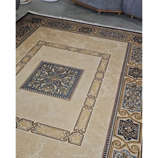 فرشینه | فرش چاپی برند حسن نیا چاپی مخمل تُرک درجه یک با زیره ضد سُر کد M222(پس کرایه) فرشینه | فرش چاپی برند حسن نیا چاپی مخمل تُرک درجه یک با زیره ضد سُر کد M222(پس کرایه) - Image 4