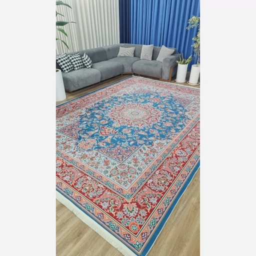 فرشینه | فرش چاپی برند حسن نیا چاپی مخمل طرح ابریشمی (پس کرایه) فرشینه | فرش چاپی برند حسن نیا چاپی مخمل طرح ابریشمی (پس کرایه) - Image 11
