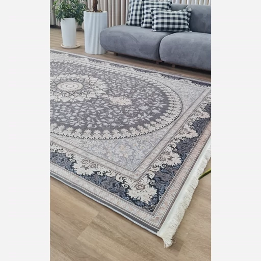 فرشینه | فرش چاپی برند حسن نیا مخمل طرح افشان U25 (پس کرایه) فرشینه | فرش چاپی برند حسن نیا مخمل طرح افشان U25 (پس کرایه) - Image 3