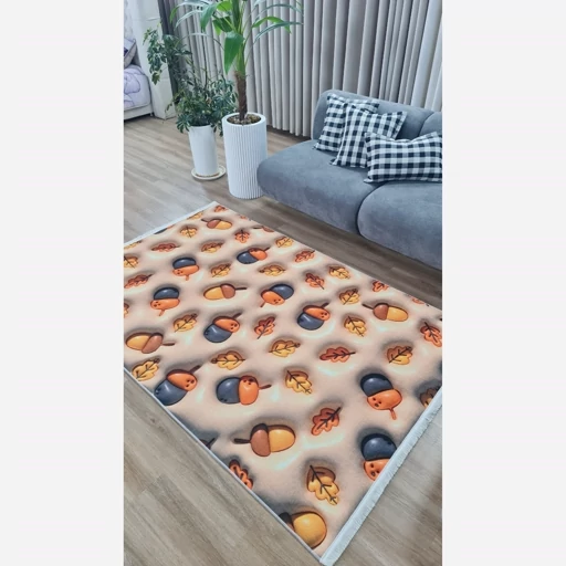 فرشینه | فرش چاپی برند حسن نیا چاپی مخمل کودک طرح بلوط سه بعدی کد8142 (پس کرایه) فرشینه | فرش چاپی برند حسن نیا چاپی مخمل کودک طرح بلوط سه بعدی کد8142 (پس کرایه) - Image 6