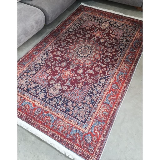 فرشینه | فرش چاپی برند حسن نیا هازان ترک طرح سنتی لاکی A157 (پس کرایه) فرشینه | فرش چاپی برند حسن نیا هازان ترک طرح سنتی لاکی A157 (پس کرایه) - Image 2