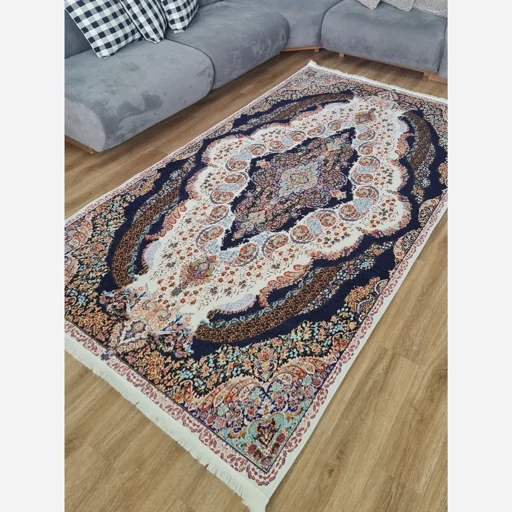 فرشینه | فرش چاپی برند حسن نیا چاپی هازان ترک طرح سنتی 116 (پس کرایه) فرشینه | فرش چاپی برند حسن نیا چاپی هازان ترک طرح سنتی 116 (پس کرایه) - Image 7