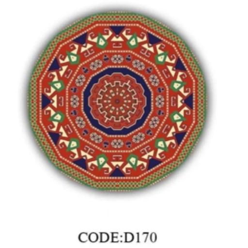فرشینه حسن نیا گرد مخمل ترک طرح تاجیکستان کد D170 (پس کرایه) فرشینه حسن نیا گرد مخمل ترک طرح تاجیکستان کد D170 (پس کرایه)