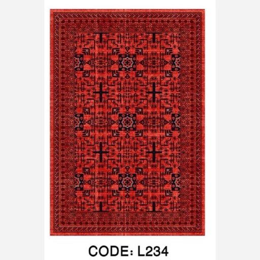 قیمت خرید فرش چاپی هازان ترک طرح قرمزسنتی L234(پس کرایه) قیمت خرید فرش چاپی هازان ترک طرح قرمزسنتی L234(پس کرایه)