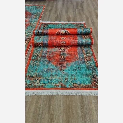 فرشینه راهرویی و کناره مخمل ترک ضد سُر U459 (پس کرایه) فرشینه راهرویی و کناره مخمل ترک ضد سُر U459 (پس کرایه) - Image 2