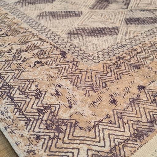فرش چاپی فرشینه برند حسن نیا مخمل هازان طرح کویر L240(پس کرایه) فرش چاپی فرشینه برند حسن نیا مخمل هازان طرح کویر L240(پس کرایه) - Image 2