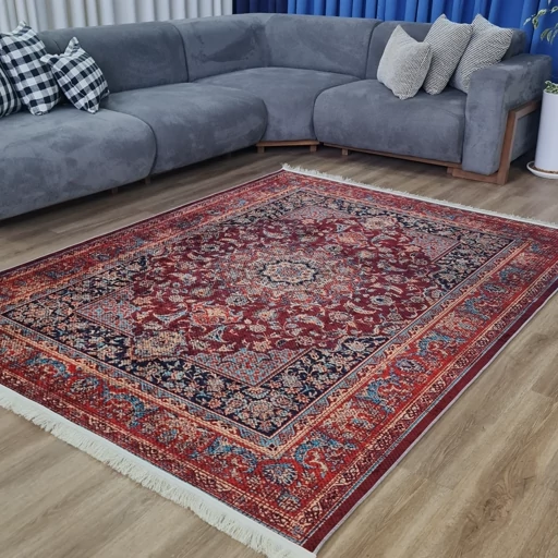 فرش چاپی مخمل هازان ترک طرح شاهکار اصفهان a157(پس کرایه) فرش چاپی مخمل هازان ترک طرح شاهکار اصفهان a157(پس کرایه) - Image 3